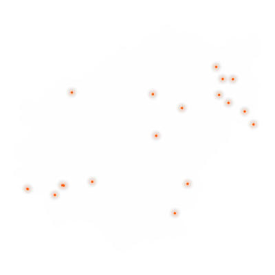 Carte des positions d’urbex de la Corrèze