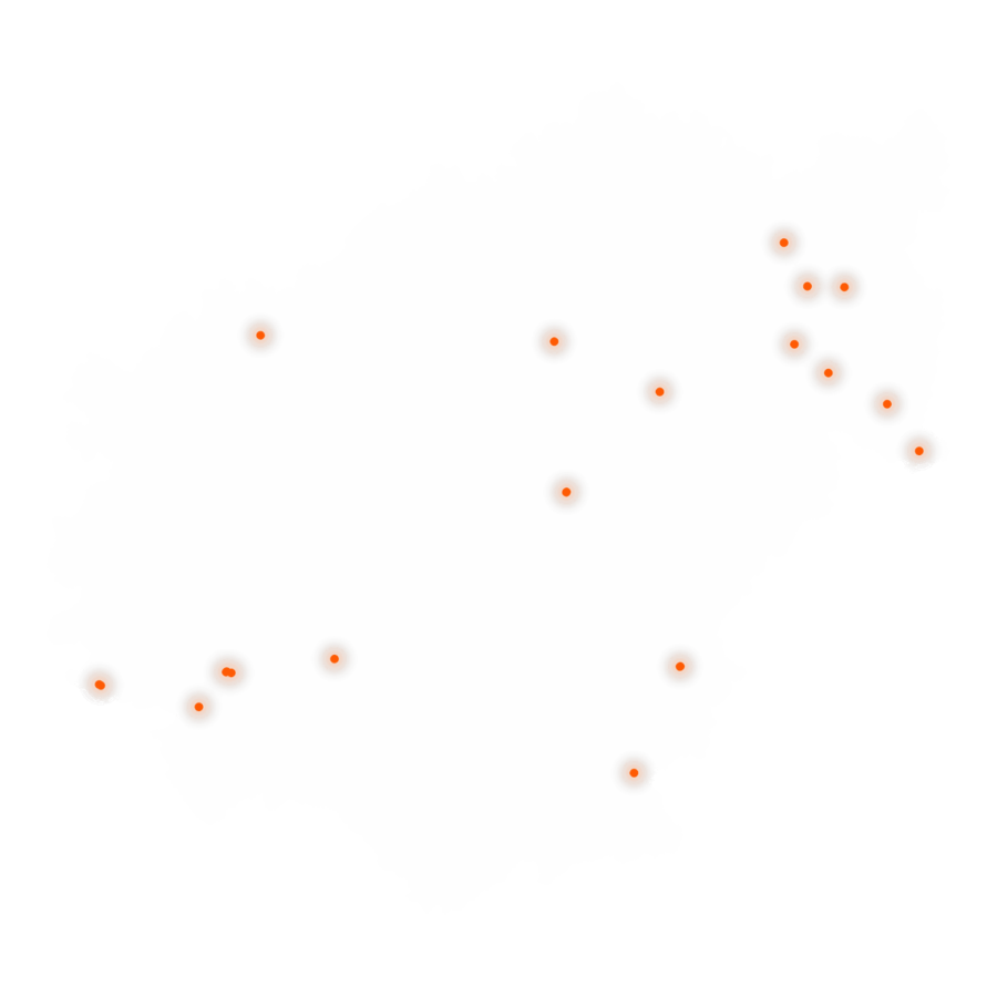 Carte des positions d’urbex de la Corrèze
