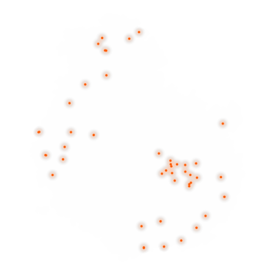 Carte des positions d’urbex de la Côte-d'Or