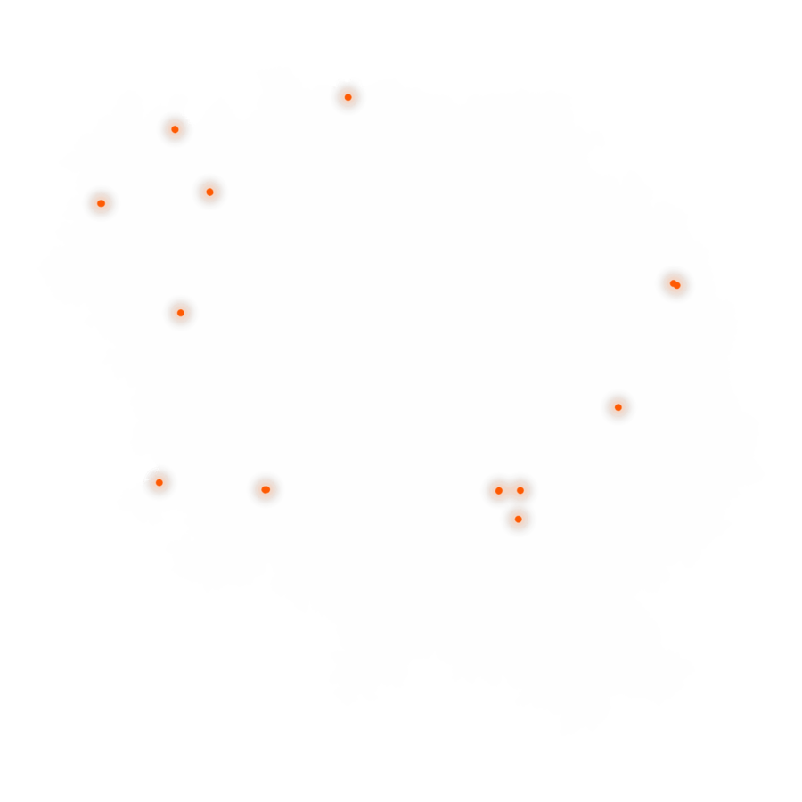 Carte des positions d’urbex de la Creuse