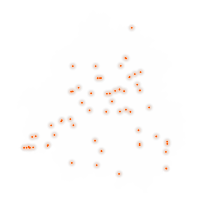 Carte des positions d’urbex de la Dordogne