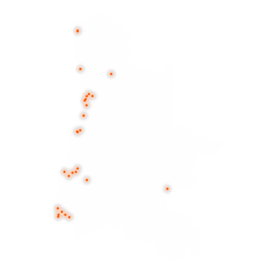 Carte des positions d’urbex de la Drôme