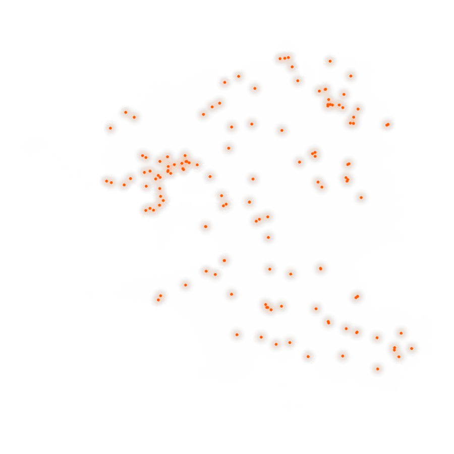 Carte des positions d’urbex du Finistère