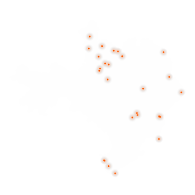 Carte des positions d’urbex du Gard
