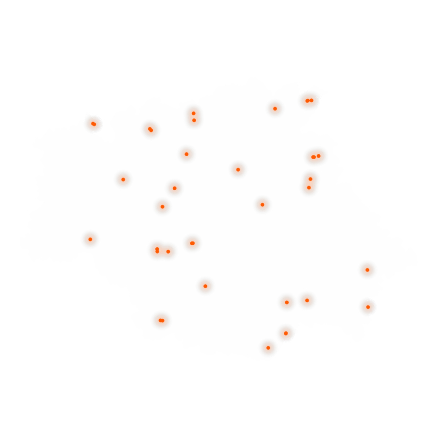 Carte des positions d’urbex du Gers