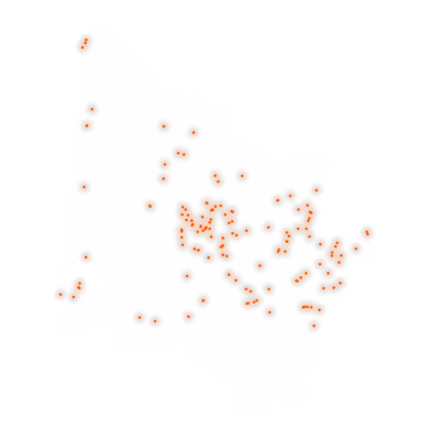 Carte des positions d’urbex de la Gironde