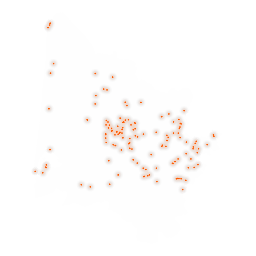 Carte des positions d’urbex de la Gironde