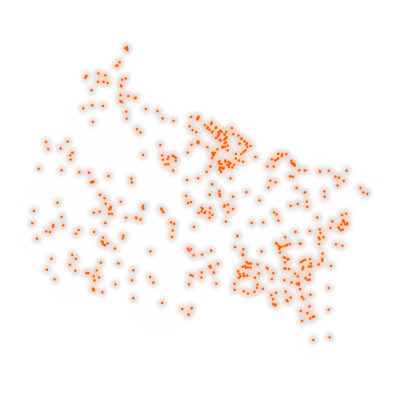 Carte des positions d’urbex du Grand Est