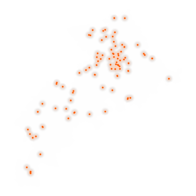 Carte des positions d’urbex de la Haute-Garonne