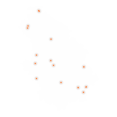 Carte des positions d’urbex de la Haute-Marne