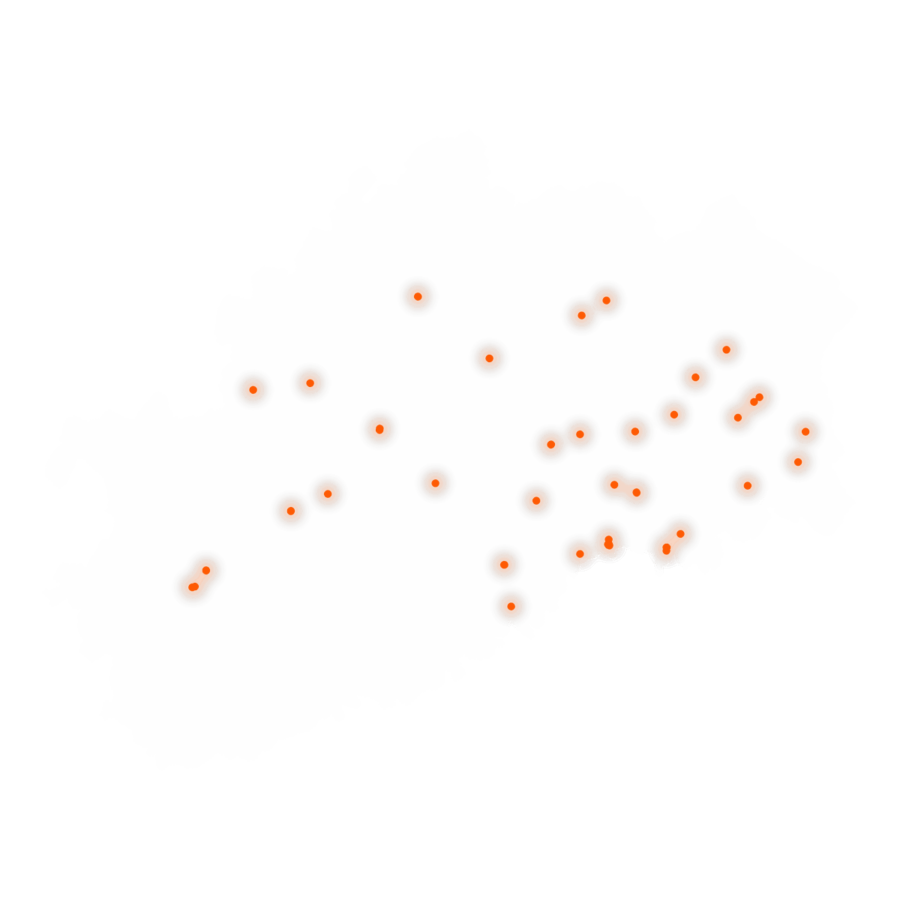 Carte des positions d’urbex de la Haute-Saône