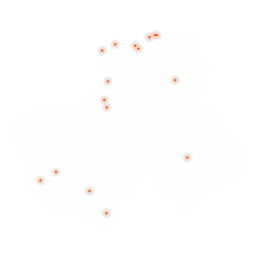 Carte des positions d’urbex de la Haute-Savoie