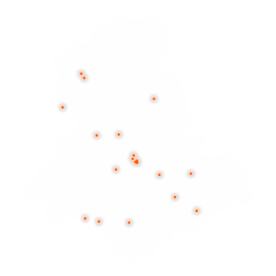 Carte des positions d’urbex de la Haute-Vienne