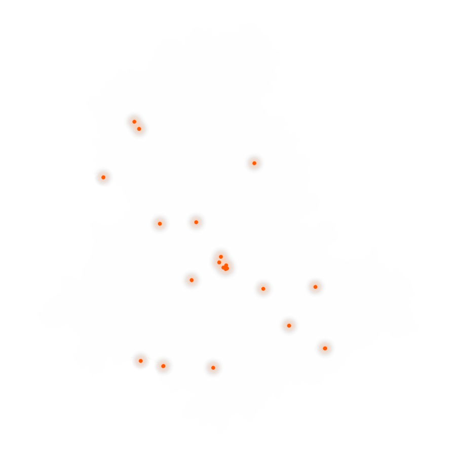 Carte des positions d’urbex de la Haute-Vienne