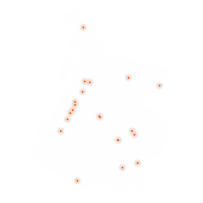 Carte des positions d’urbex des Hautes-Pyrénées