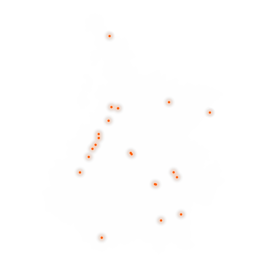 Carte des positions d’urbex des Hautes-Pyrénées