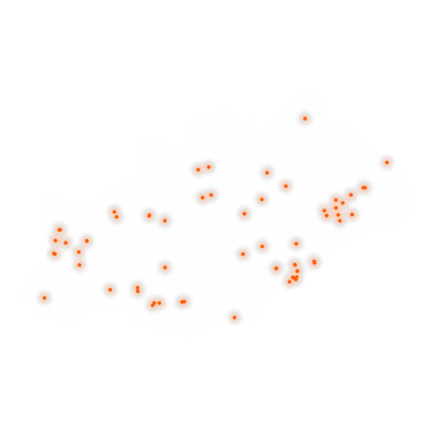 Carte des positions d’urbex de l'Hérault