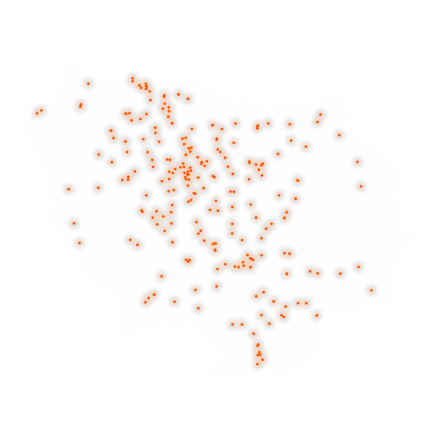 Carte des positions d’urbex d'Île-de-France