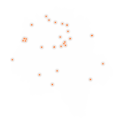 Carte des positions d’urbex d'Indre-et-Loire