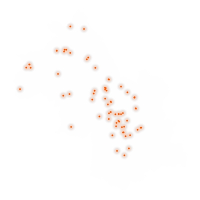 Carte des positions d’urbex de l'Isère