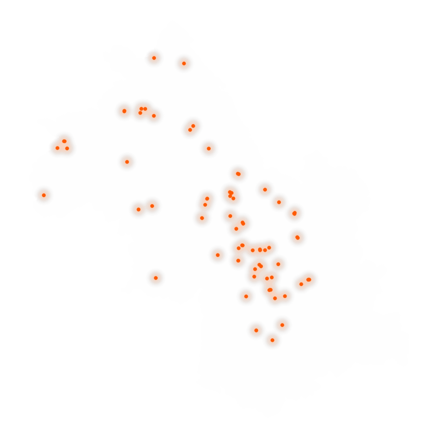 Carte des positions d’urbex de l'Isère