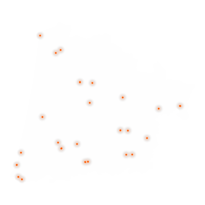 Carte des positions d’urbex des Landes