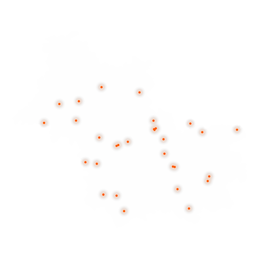 Carte des positions d’urbex de Loir-et-Cher