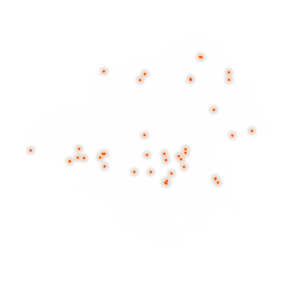 Carte des positions d’urbex de Loire-Atlantique