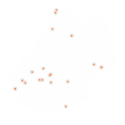 Carte des positions d’urbex du Lot
