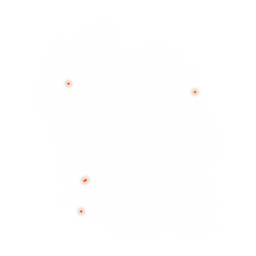Carte des positions d’urbex de la Lozère