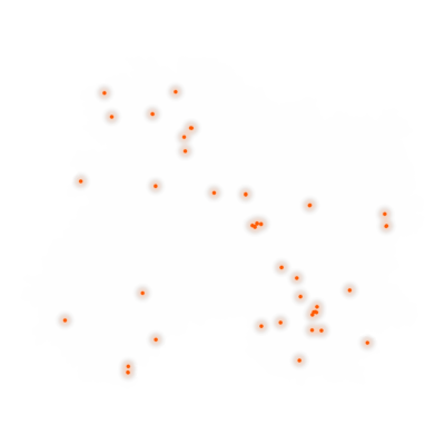 Carte des positions d’urbex de la Marne