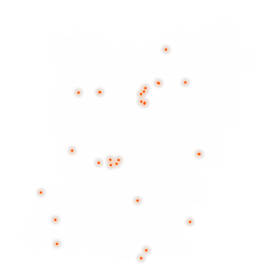 Carte des positions d’urbex de la Mayenne