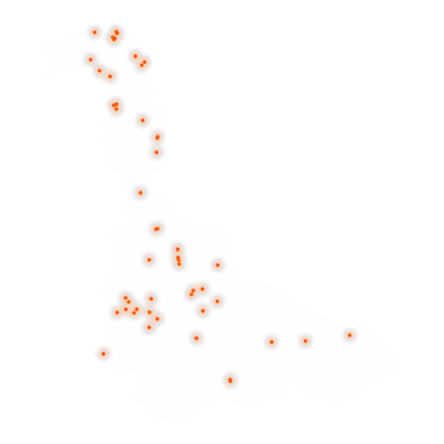 Carte des positions d’urbex de Meurthe-et-Moselle