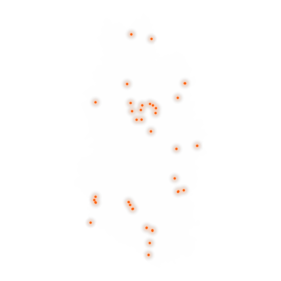 Carte des positions d’urbex de la Meuse