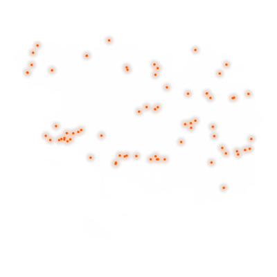 Carte des positions d’urbex du Morbihan