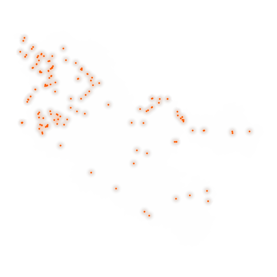 Carte des positions d’urbex de la Moselle