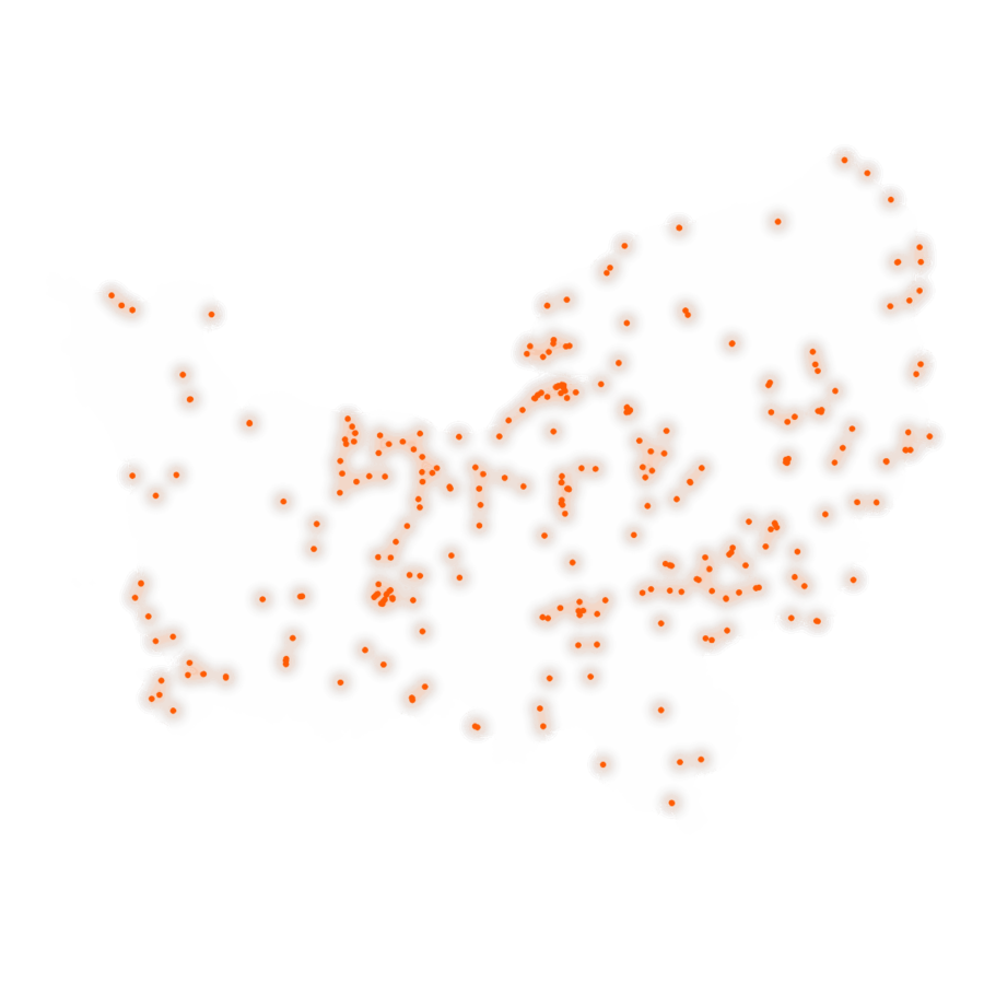 Carte des positions d’urbex de Normandie