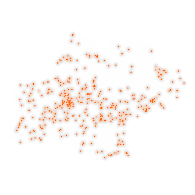 Carte des positions d’urbex d'Occitanie