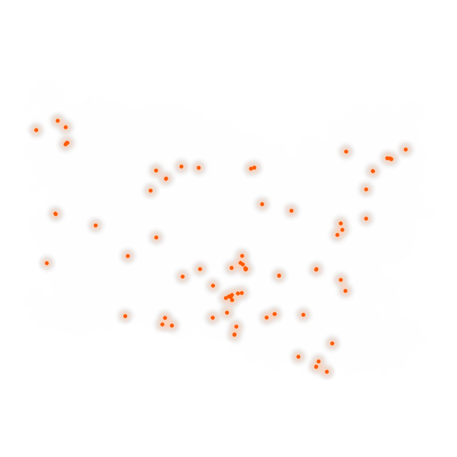Carte des positions d’urbex de l'Oise