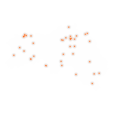 Carte des positions d’urbex de l'Orne