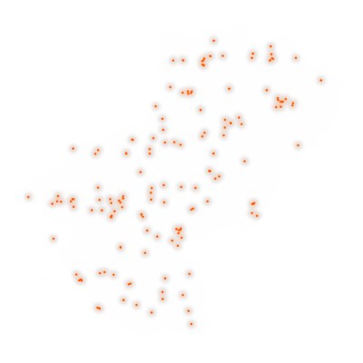 Carte des positions d’urbex des Pays de la Loire