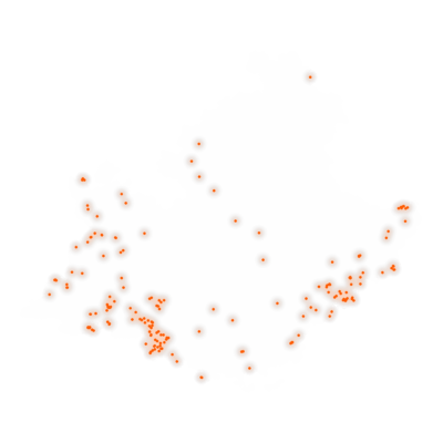 Carte des positions d’urbex de Provence-Alpes-Côte d'Azur