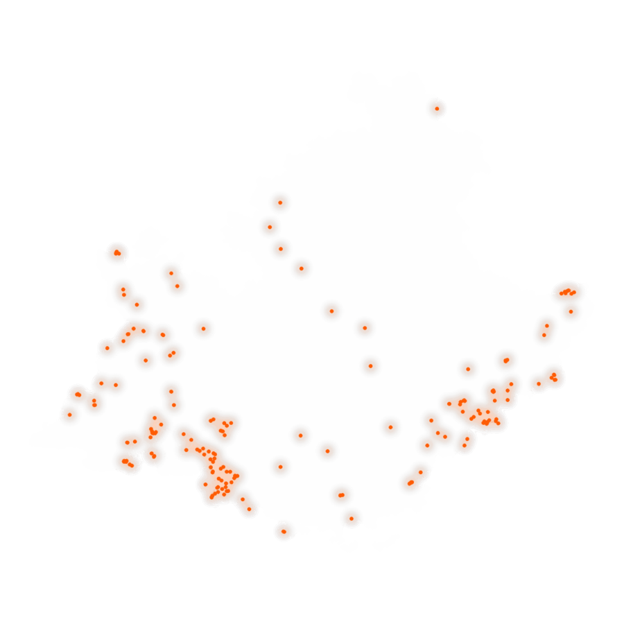 Carte des positions d’urbex de Provence-Alpes-Côte d'Azur