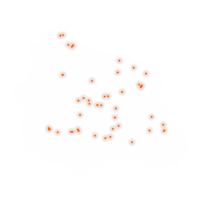 Carte des positions d’urbex du Puy-de-Dôme