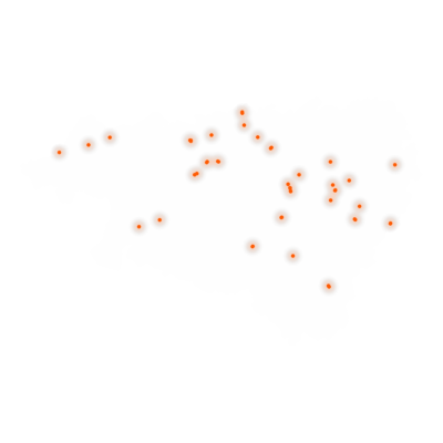 Carte des positions d’urbex des Pyrénées-Atlantiques
