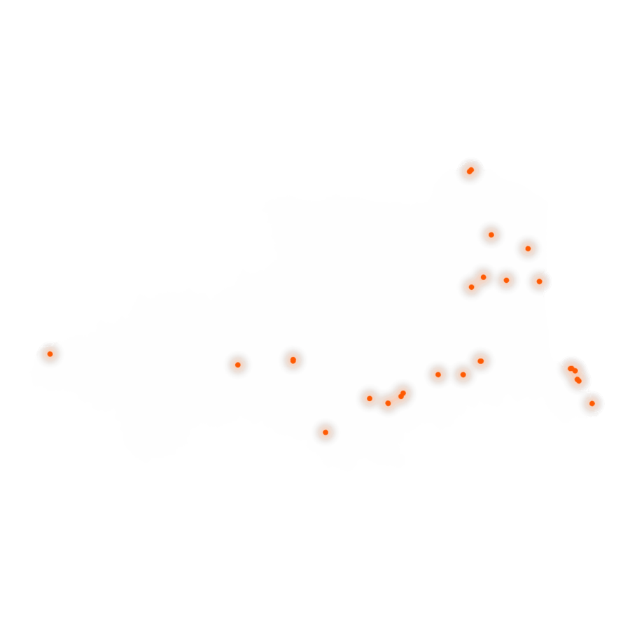Carte des positions d’urbex des Pyrénées-Orientales