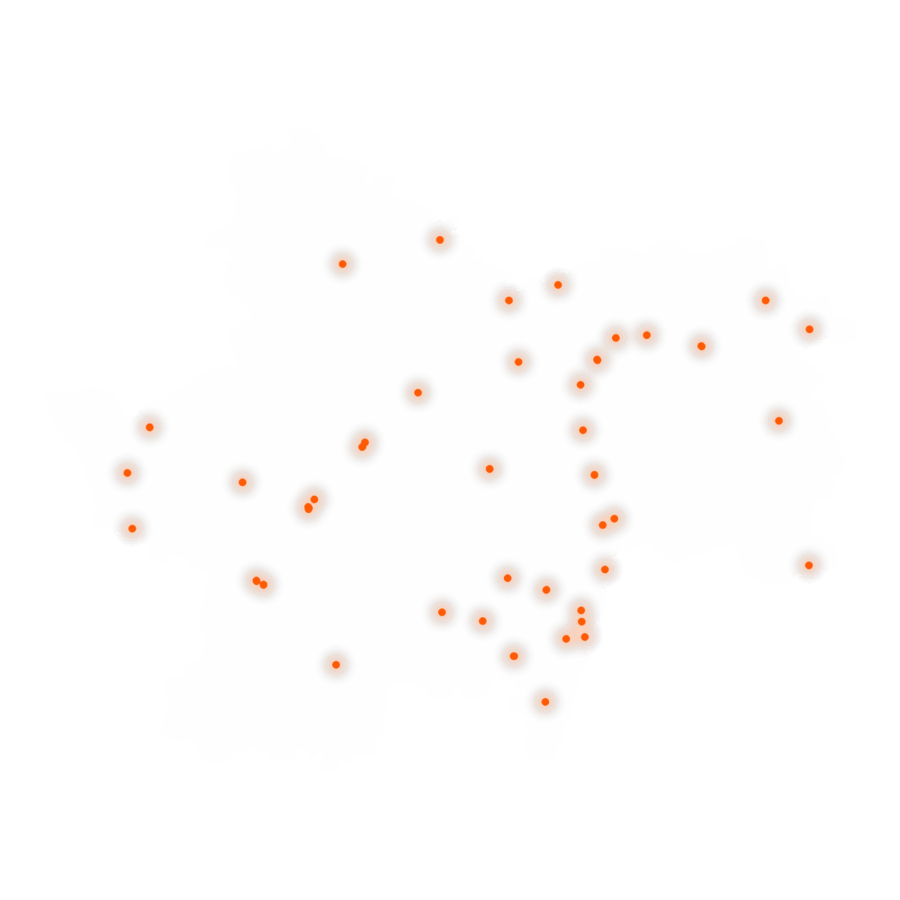 Carte des positions d’urbex de Saône-et-Loire