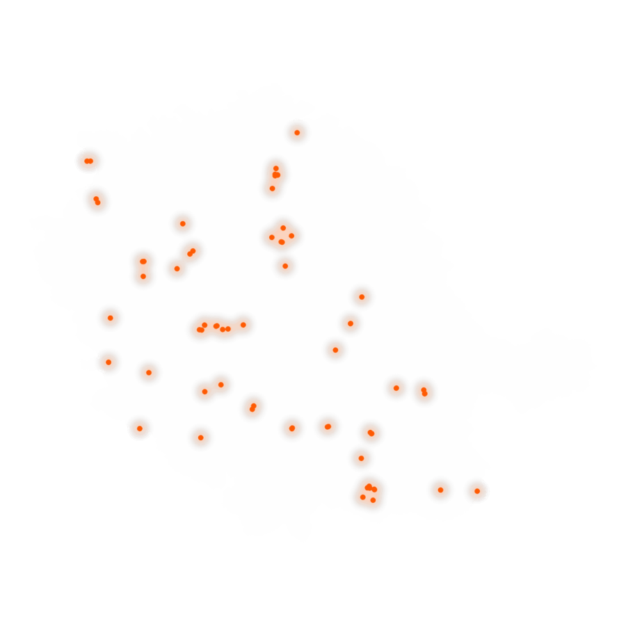 Carte des positions d’urbex du Tarn
