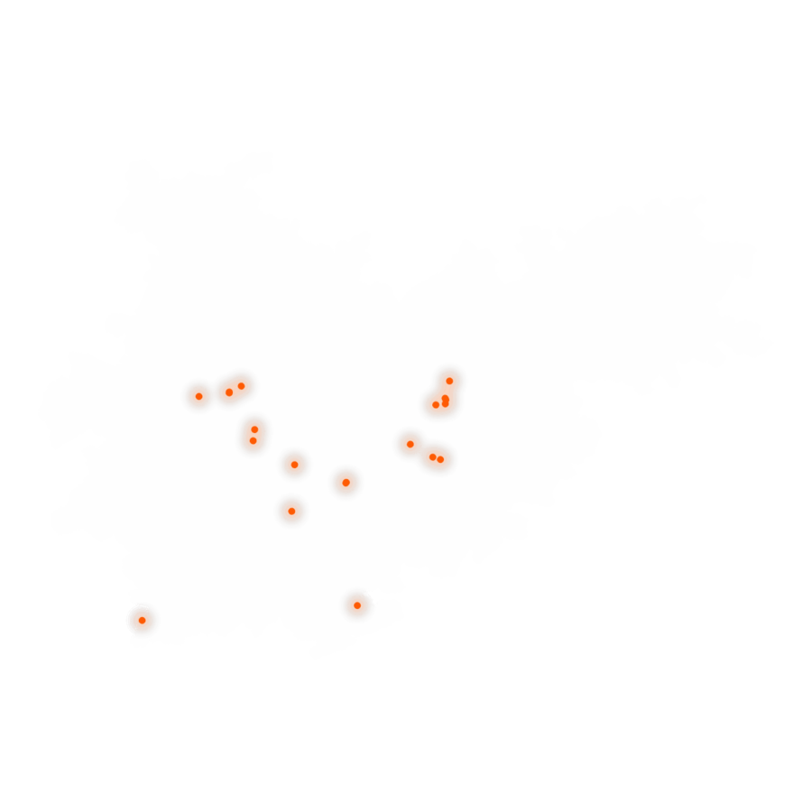 Carte des positions d’urbex de Tarn-et-Garonne