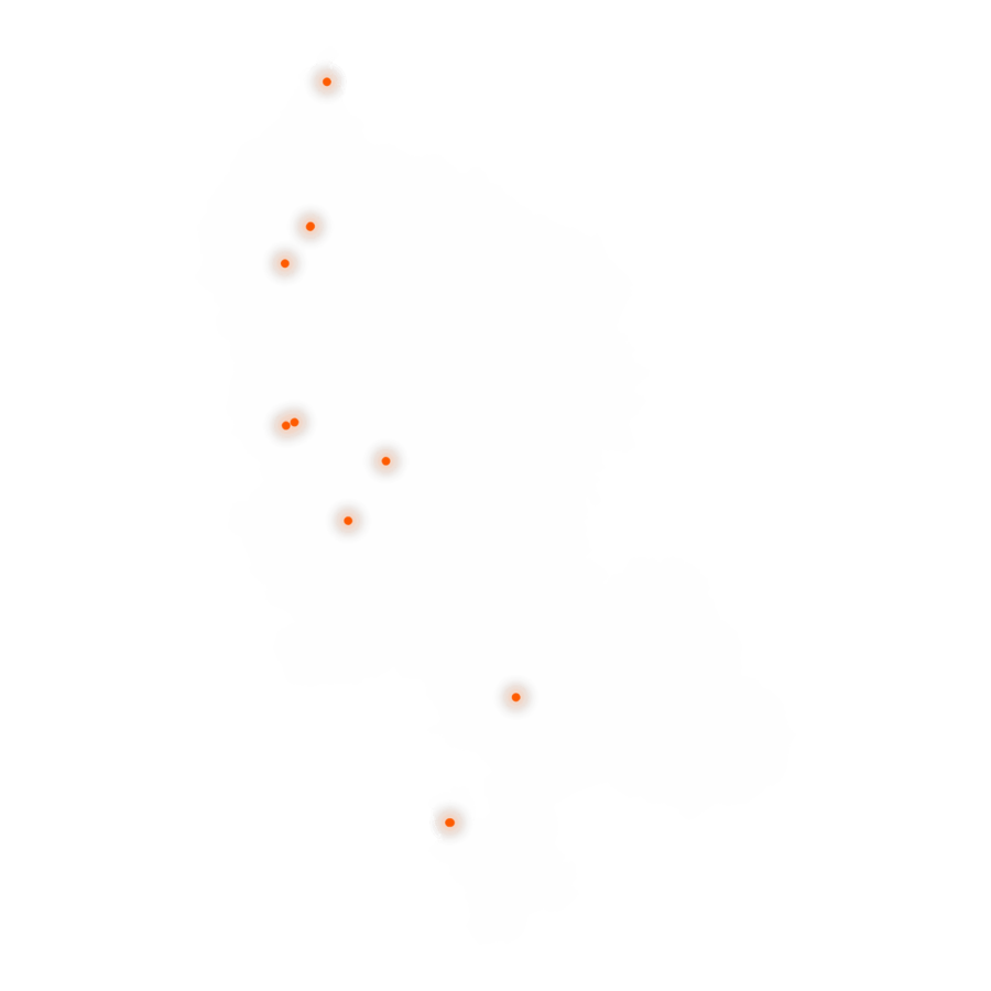Carte des positions d’urbex du Territoire de Belfort